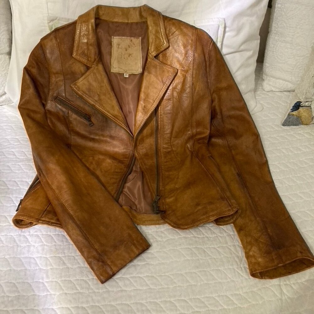 SOLD!!!!Italian Leather Jacket